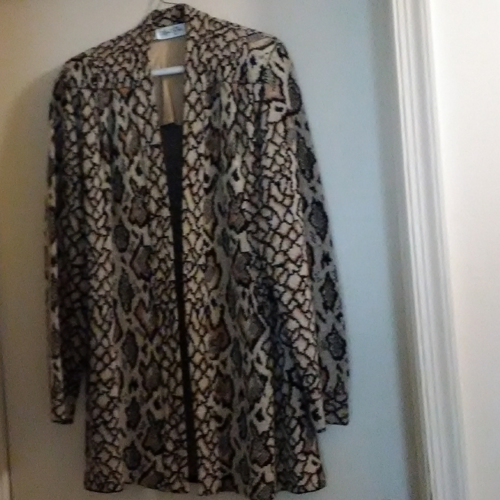 Knit cardigan sweater